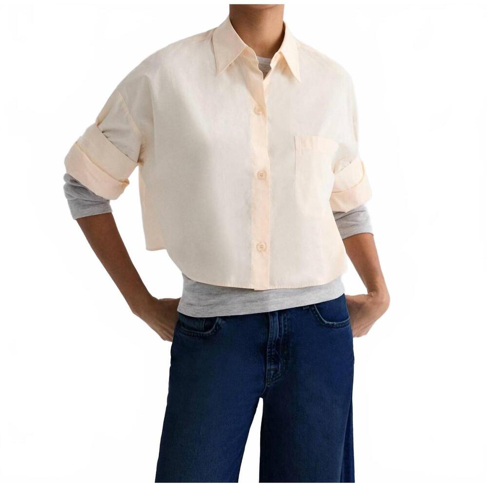 NEW TWP next ex shirt in creme de peche